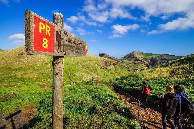 Wegwijzering PR8 Ponta de Sao Lourenco