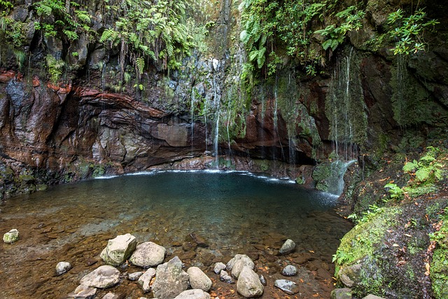 Waterval op Madeira