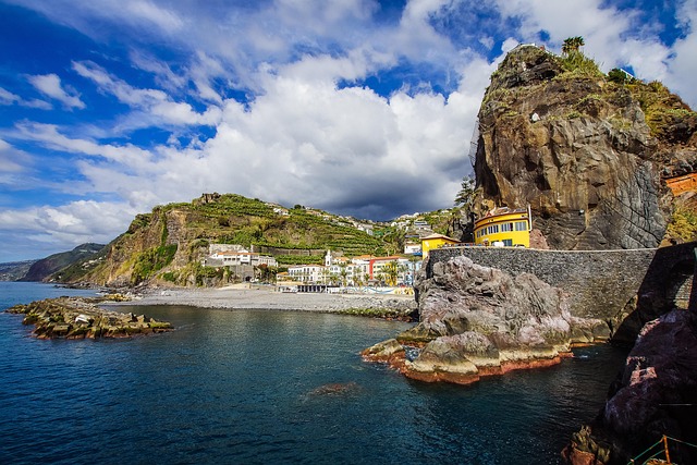 Een kustplaats op Madeira